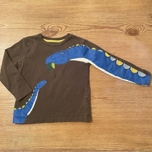 Mini Boden Other - Mini Boden Long Sleeve Dinosaur Shirt size 3/4